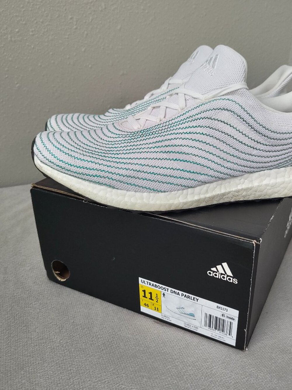 Size 11.5 - Adidas x Parley Ultraboost DNA men's Sneakers EH1173 Ocean Plastics